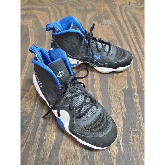 Nike Penny Hardaway V Grade School Size‎ 4Y 537640-004 Black Blue Orlando Magic - Picture 1 of 7